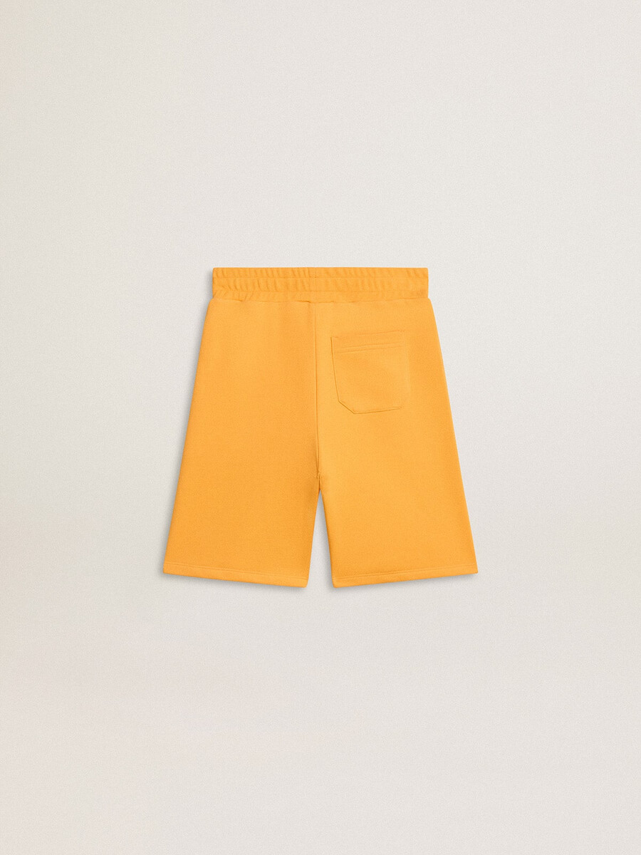 senapsgula shorts för pojkar