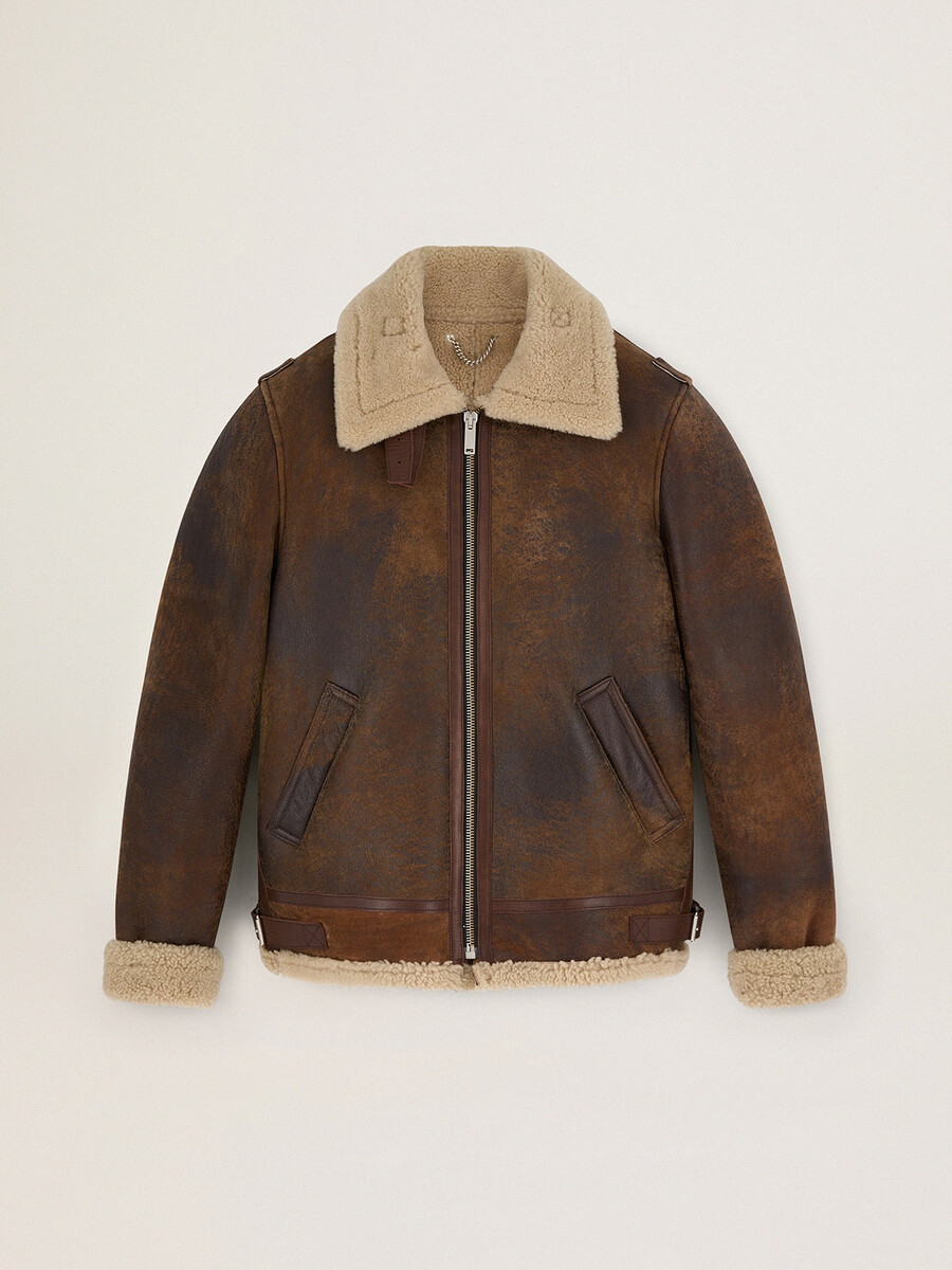 journey collection arvel fårskinnsjacka
