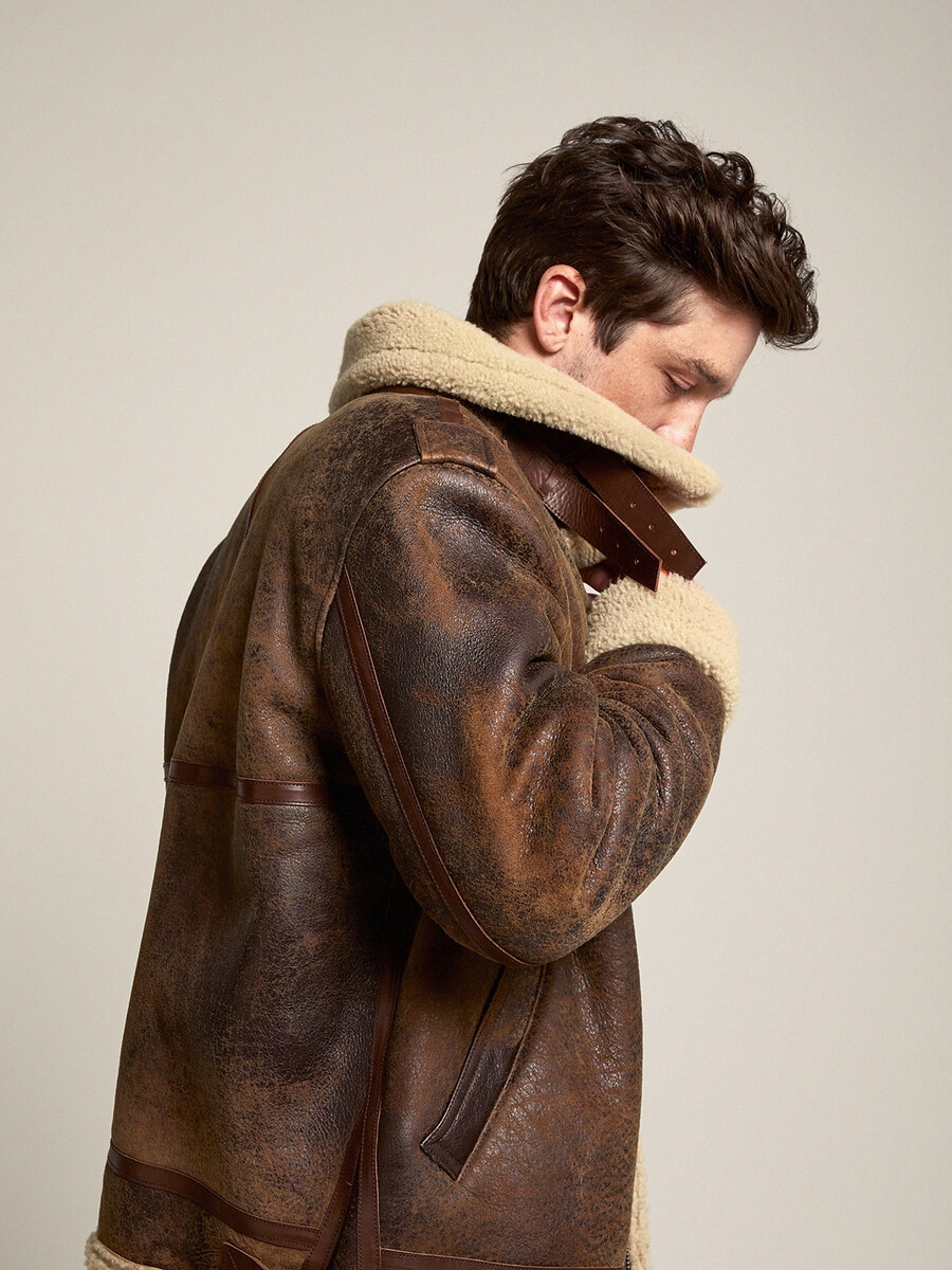 journey collection arvel fårskinnsjacka