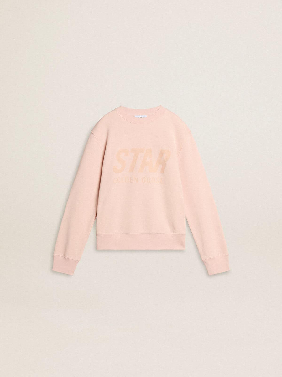 rosa tröja för flickor med rosa text framtill
