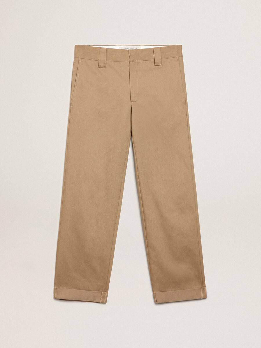 beige khaki chinos från golden collection