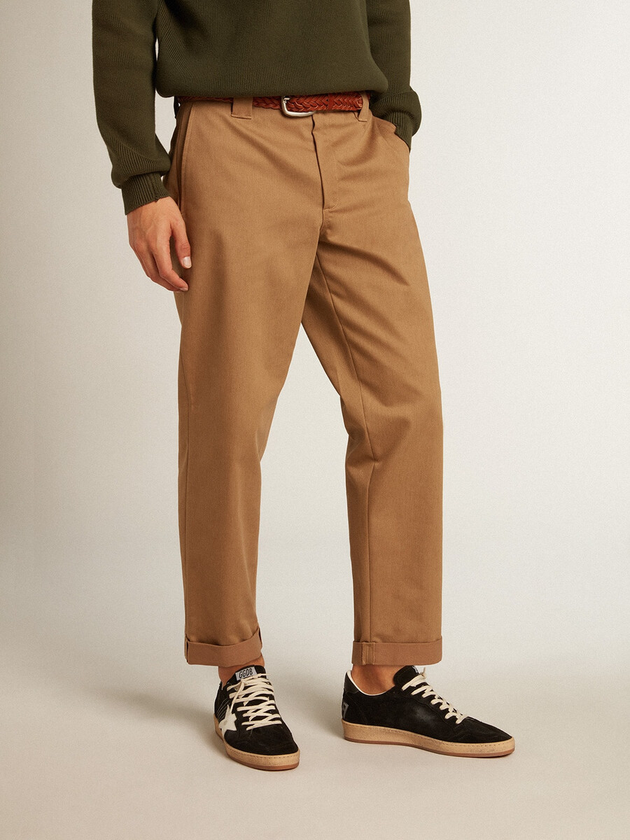 beige khaki chinos från golden collection