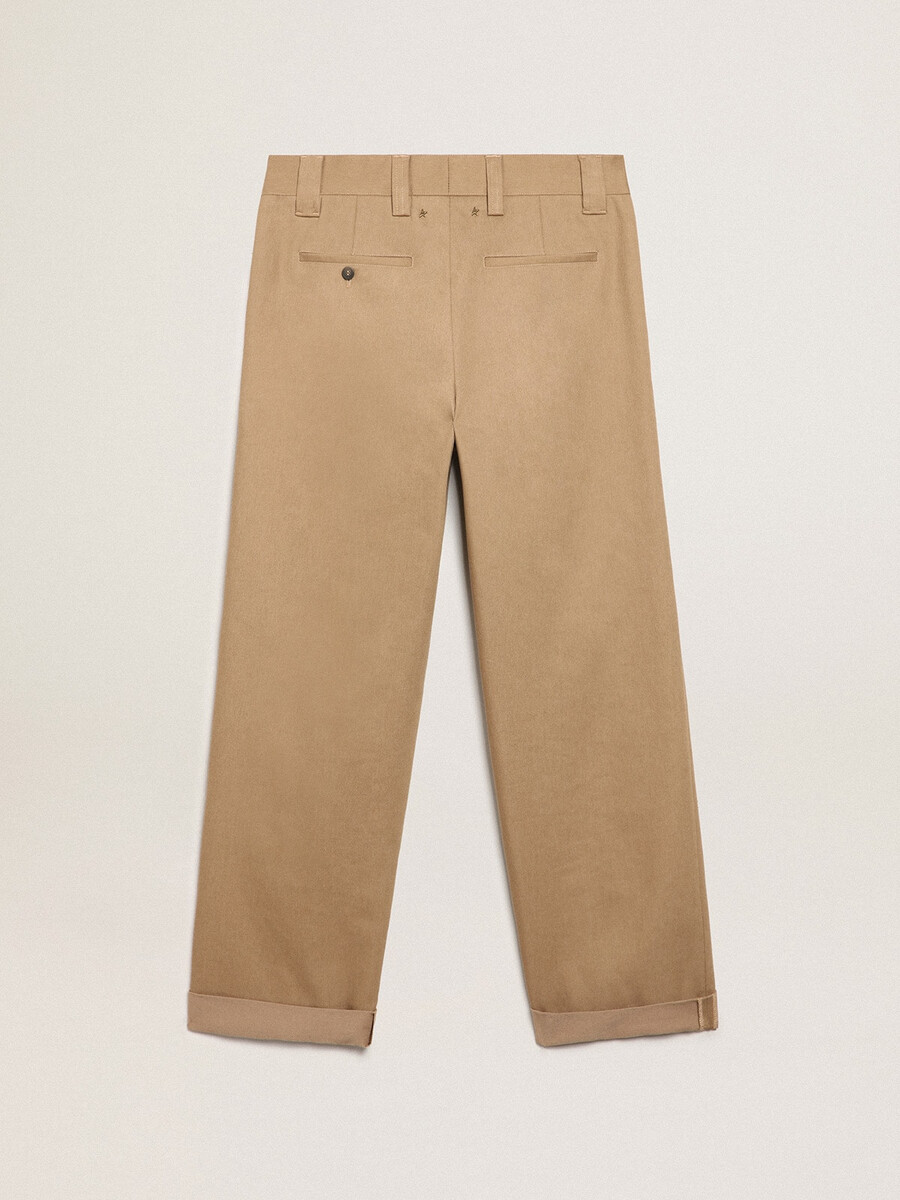 beige khaki chinos från golden collection