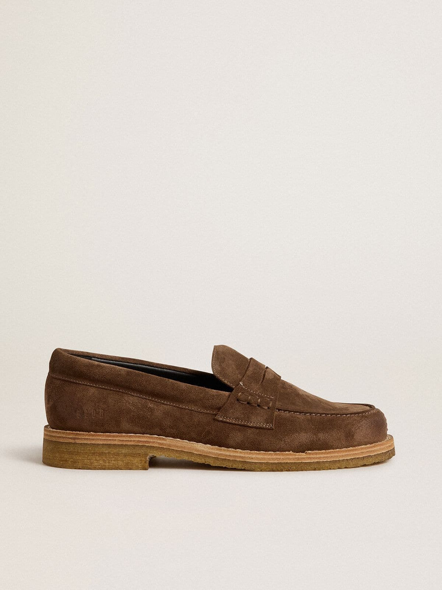 jerry loafer i duvgrå mocka för dam