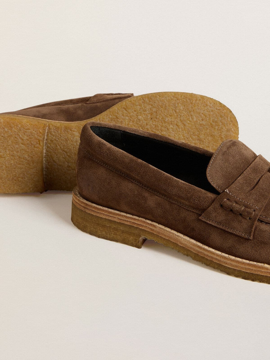 jerry loafer i duvgrå mocka för dam