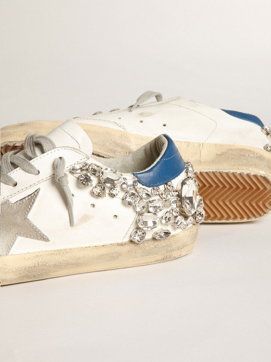 damskor med strass-detaljer super-star