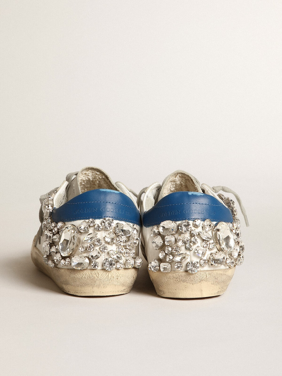 damskor med strass-detaljer super-star